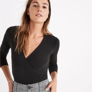 Madewell Wrap Full-Coverage Bodysuit